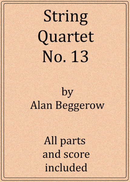 String Quartet No. 13 image number null