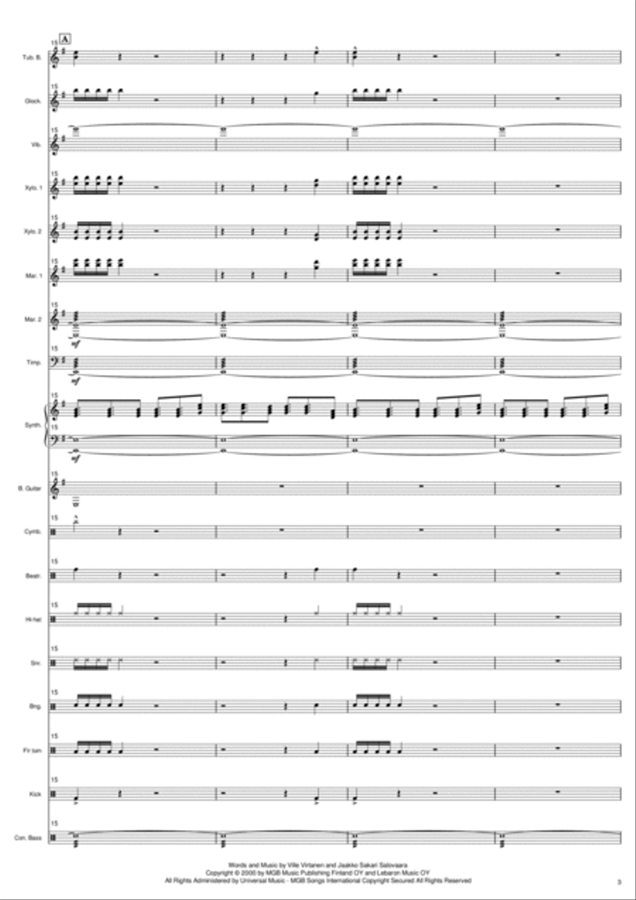 Sandstorm Percussion Ensemble scores gallery preview page 3