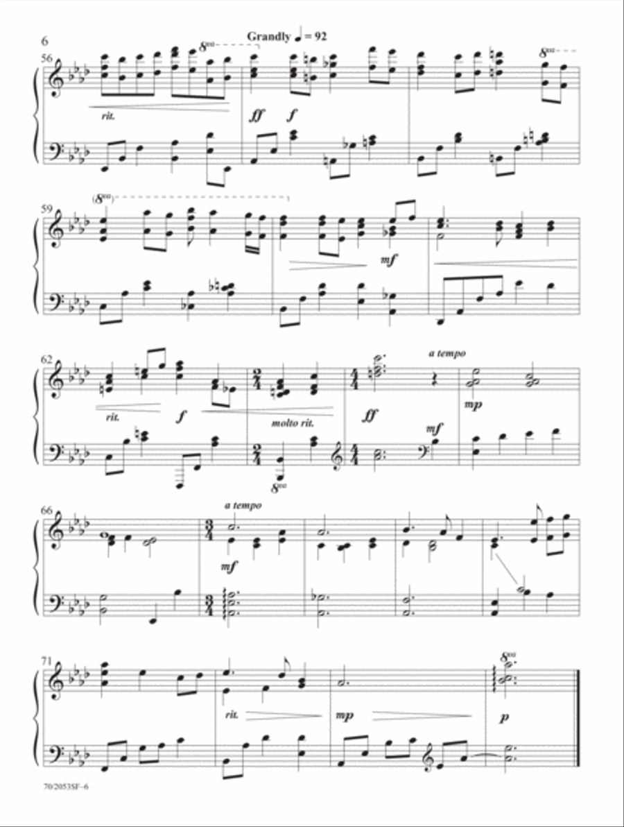Peace on Earth Piano Solo scores gallery preview page 13