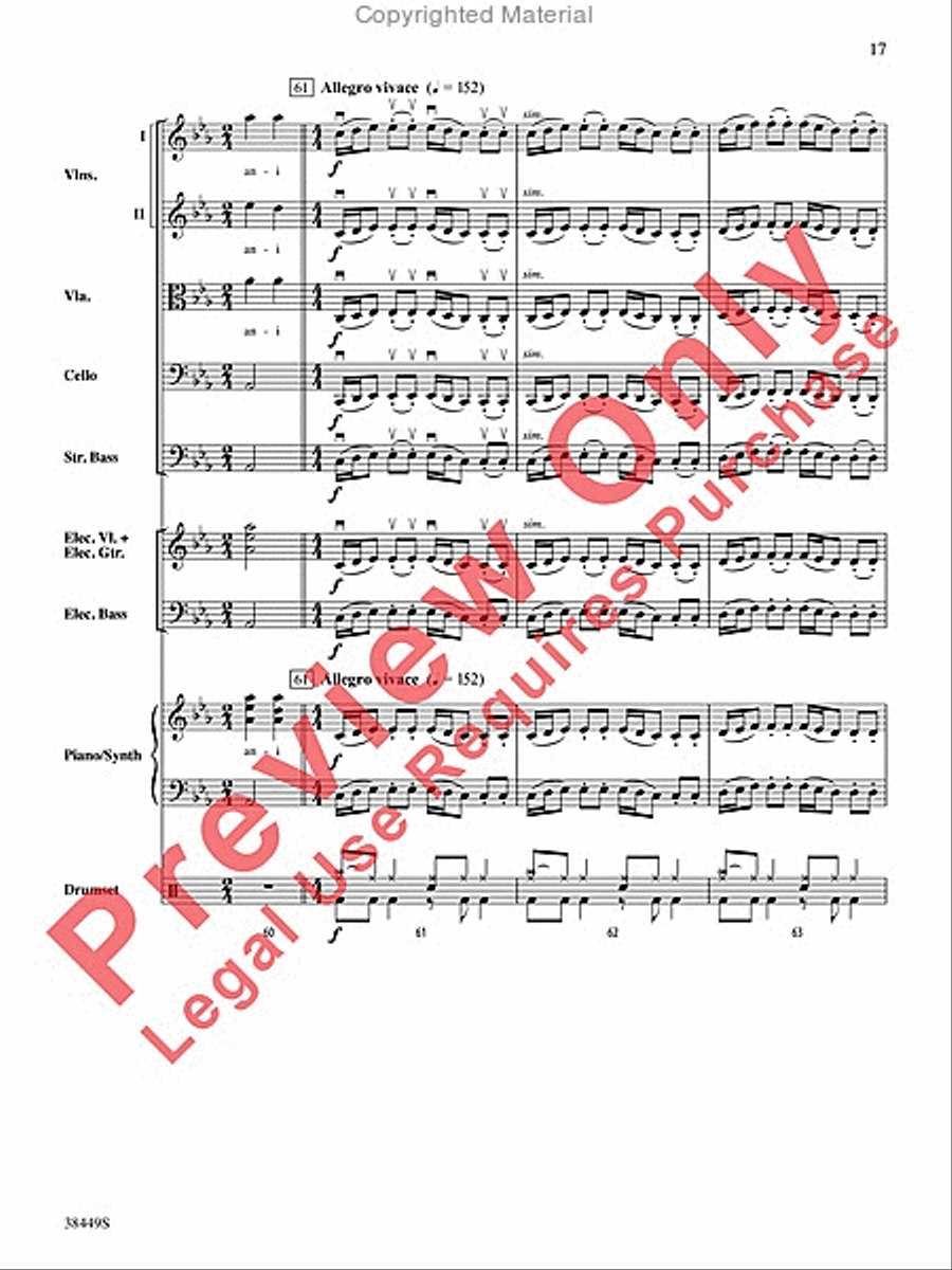 Requiem (The Fifth) String Orchestra scores gallery preview page 18