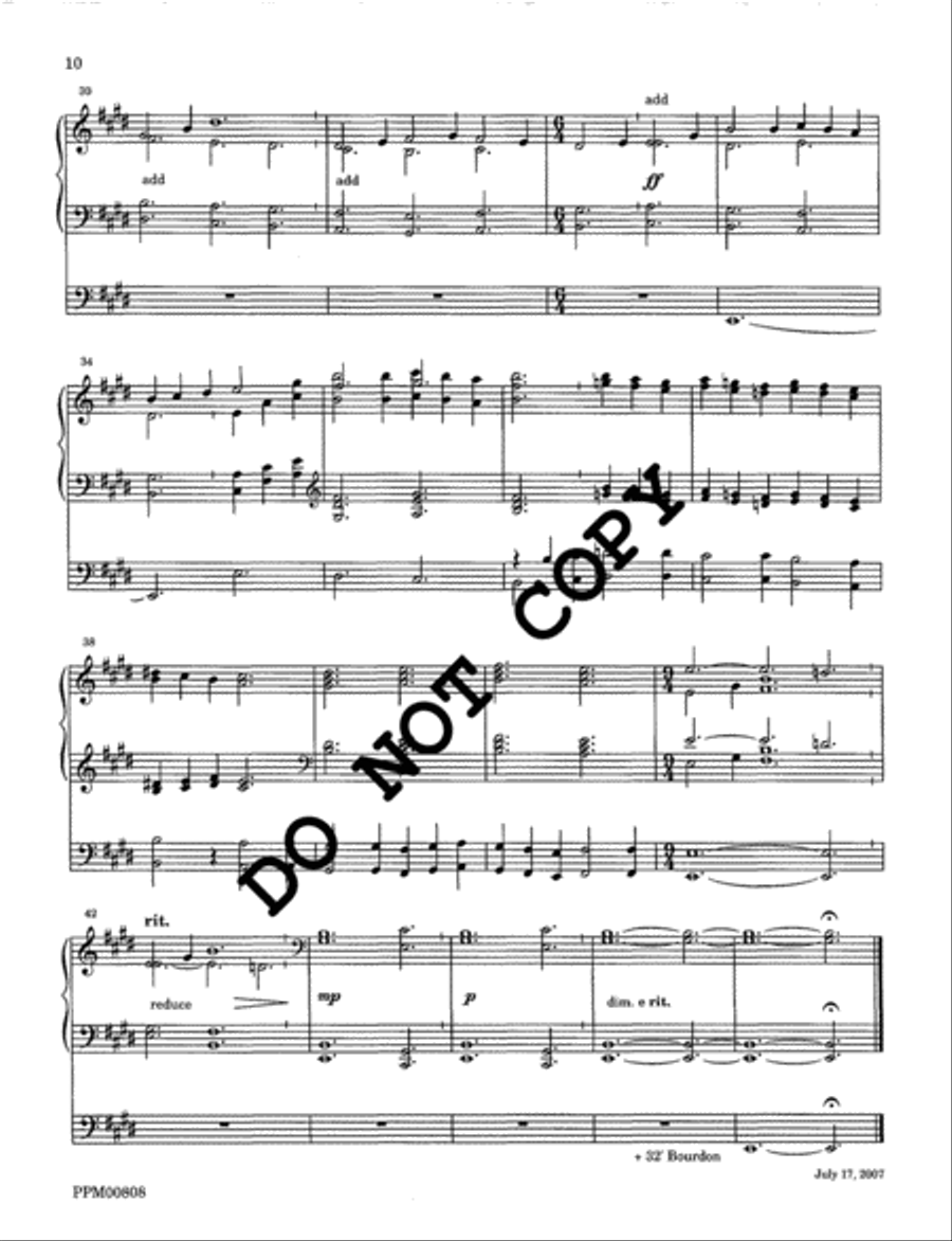 I Sing the Almighty Power of God: Organ Voluntaries on the Hymn Tunes of Ralph Vaughan Williams Volume I Organ scores gallery preview page 11