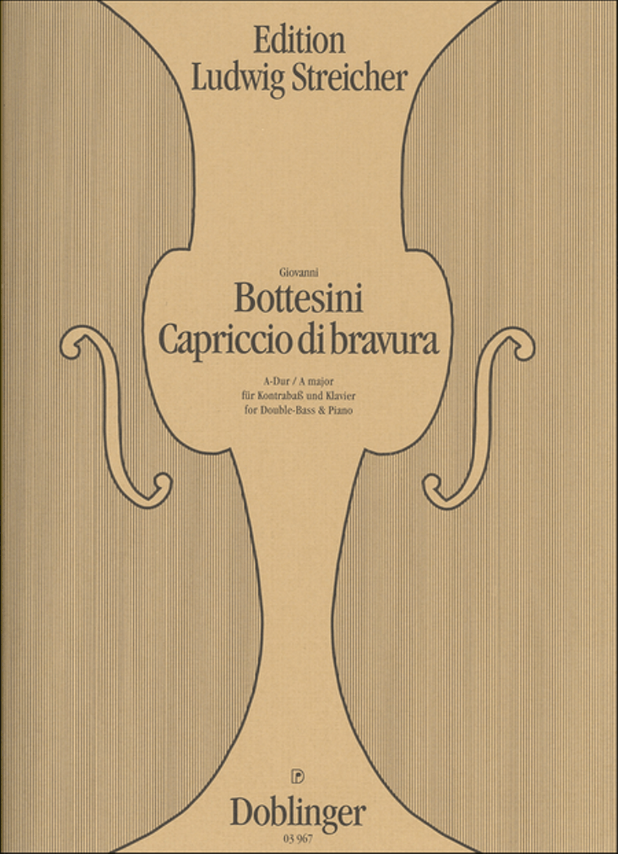 Capriccio di bravura A-Dur Double Bass scores gallery preview page 1