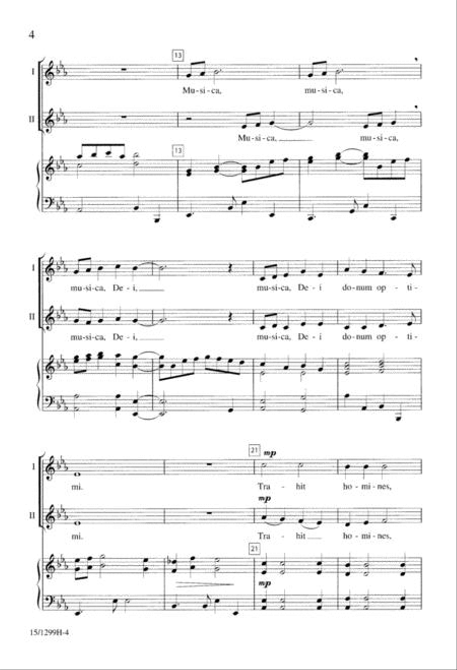 Musica Dei Musica Dei 3-Part scores gallery preview page 4