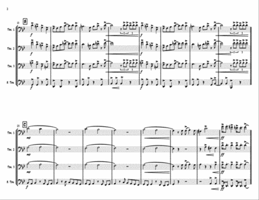Happy Together Brass Ensemble scores gallery preview page 2