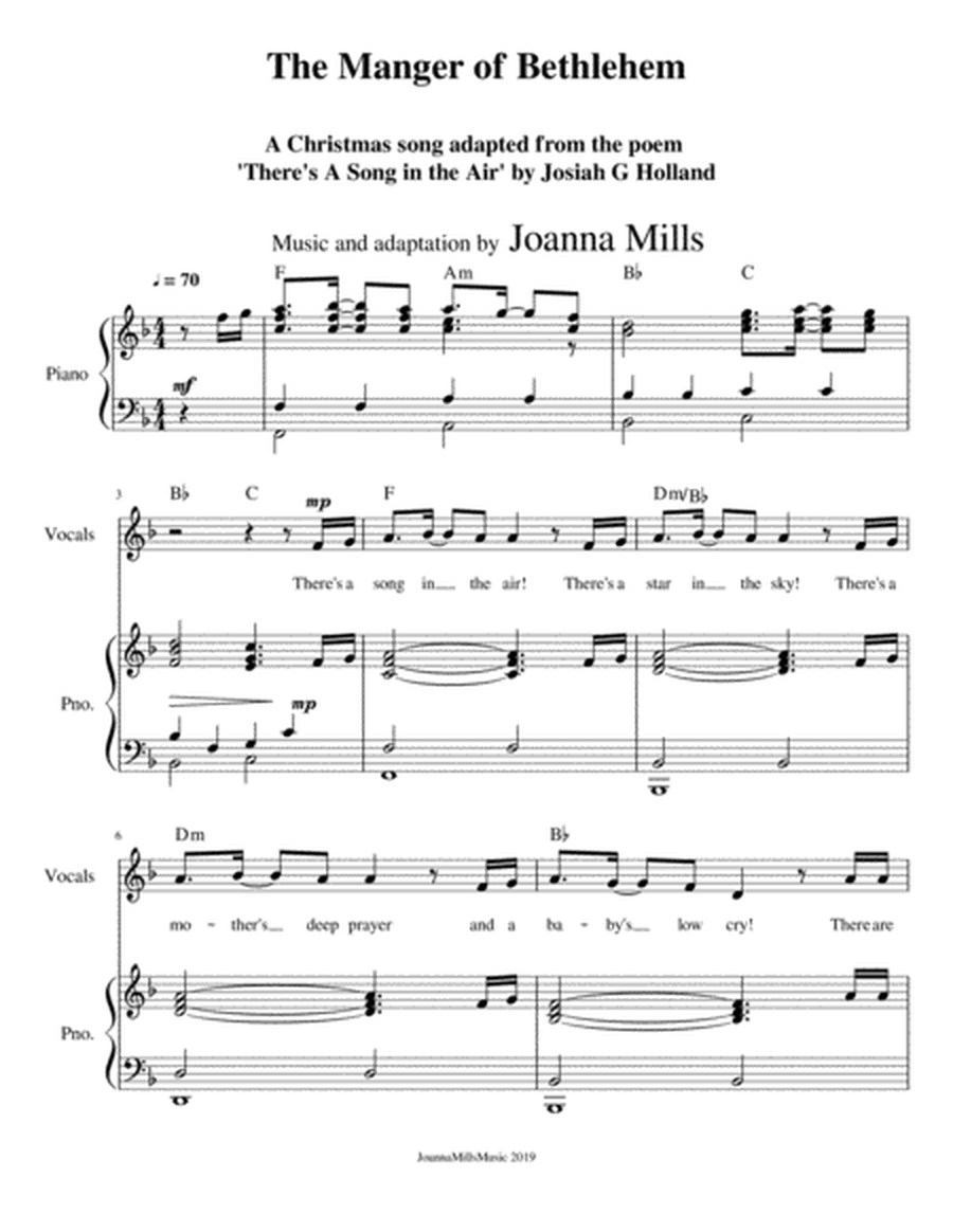 The Manger of Bethlehem (Soprano Vocal Solo) image number null