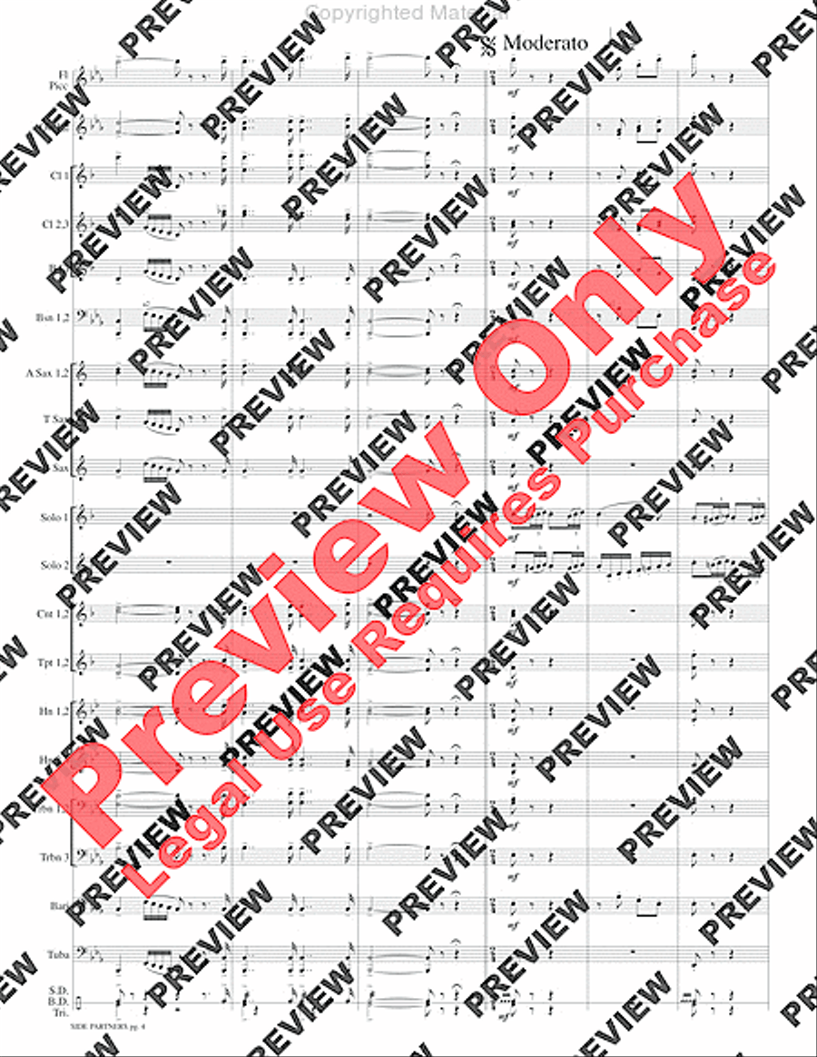 Side Partners Concert Band scores gallery preview page 7