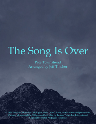 Book cover for The Song Is Over