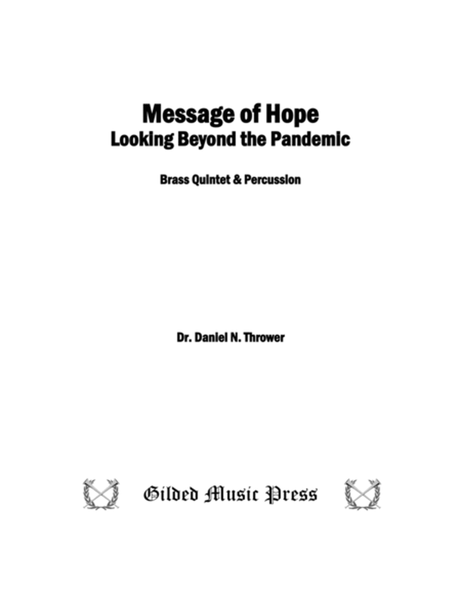 Message of Hope (for Brass Quintet & Optional Percussion) image number null