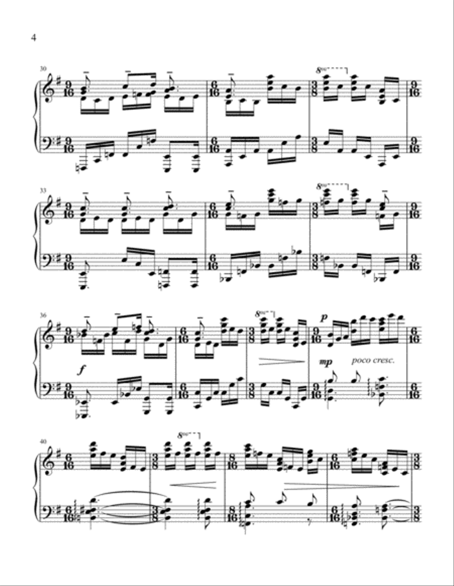 Jesu, Joy Piano Solo scores gallery preview page 4