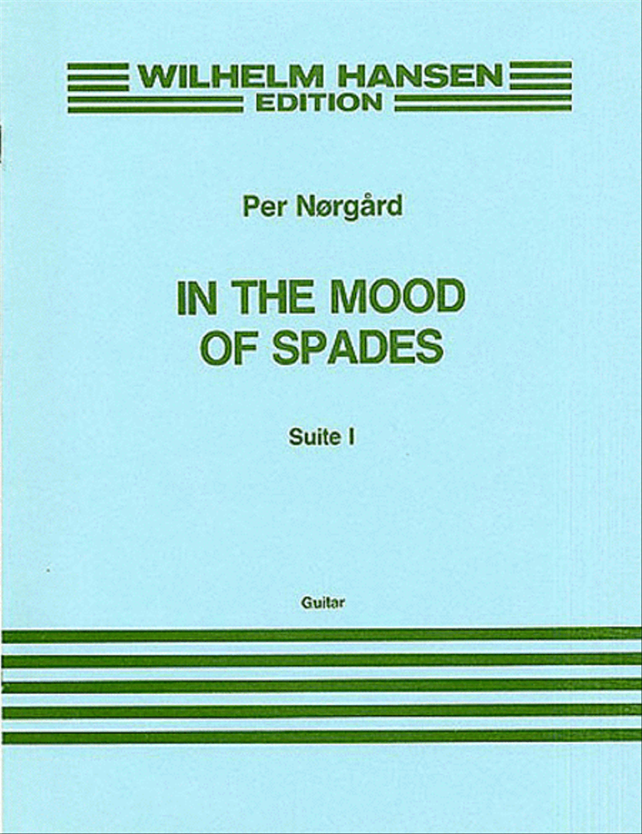 Per Norgard In The Mood Of Spades Suite No.1 Acoustic Guitar scores gallery preview page 1