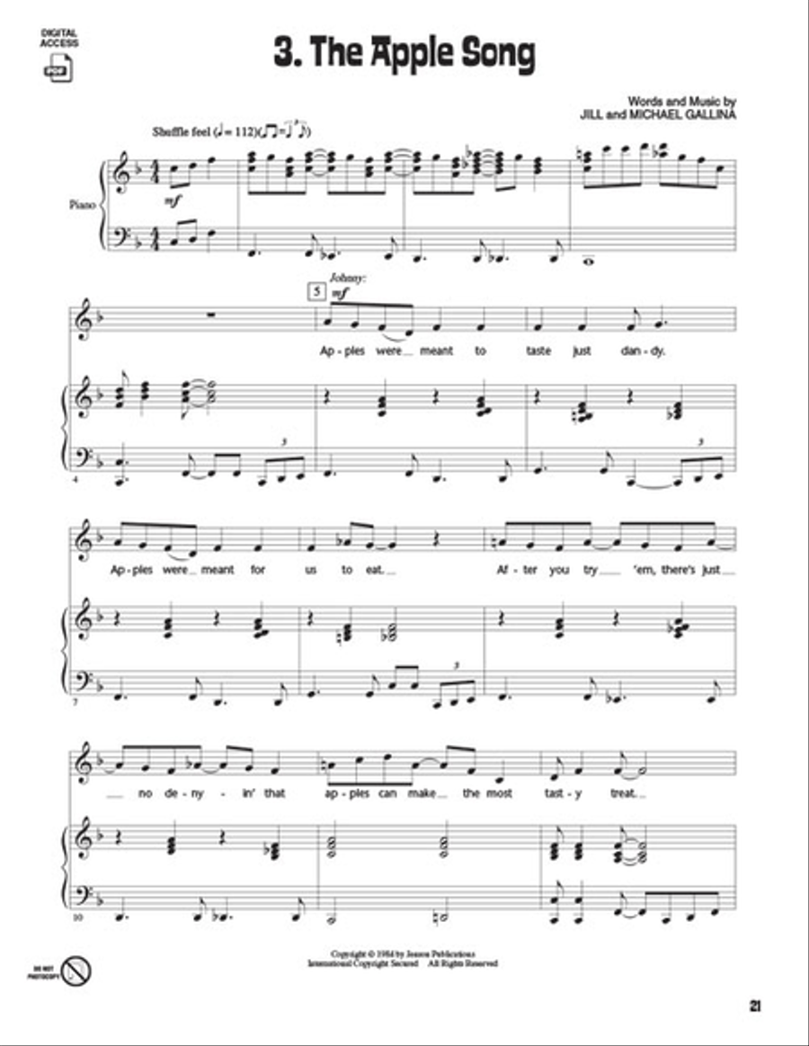 Johnny Appleseed Choir scores gallery preview page 5