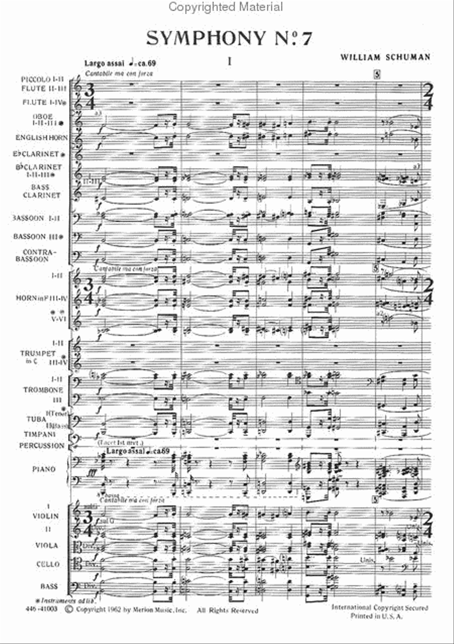 Symphony No. 7 Orchestra scores gallery preview page 2
