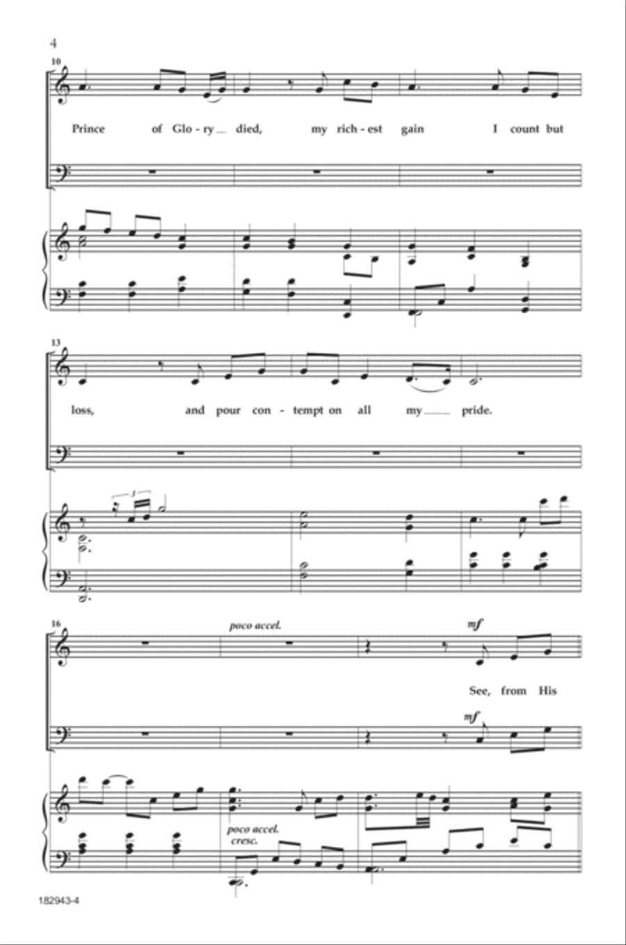 My Life, My All 4-Part scores gallery preview page 3