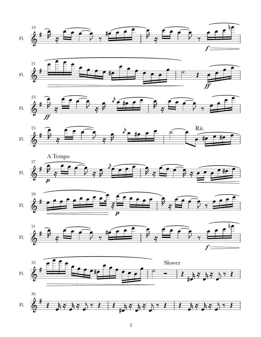Andalouse Flute scores gallery preview page 2