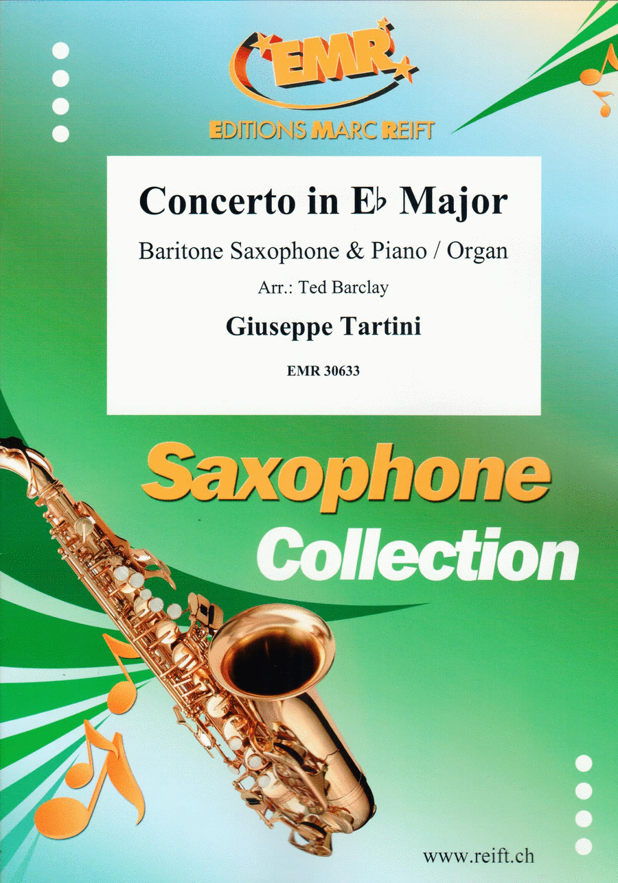 Concerto in Eb Major Baritone Saxophone scores gallery preview page 1