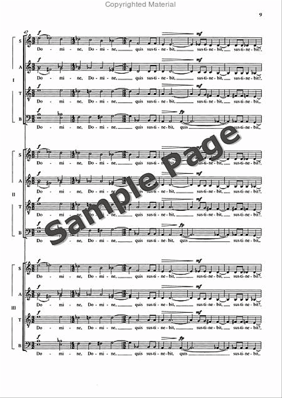 De Profundis De Profundis 4-Part scores gallery preview page 10
