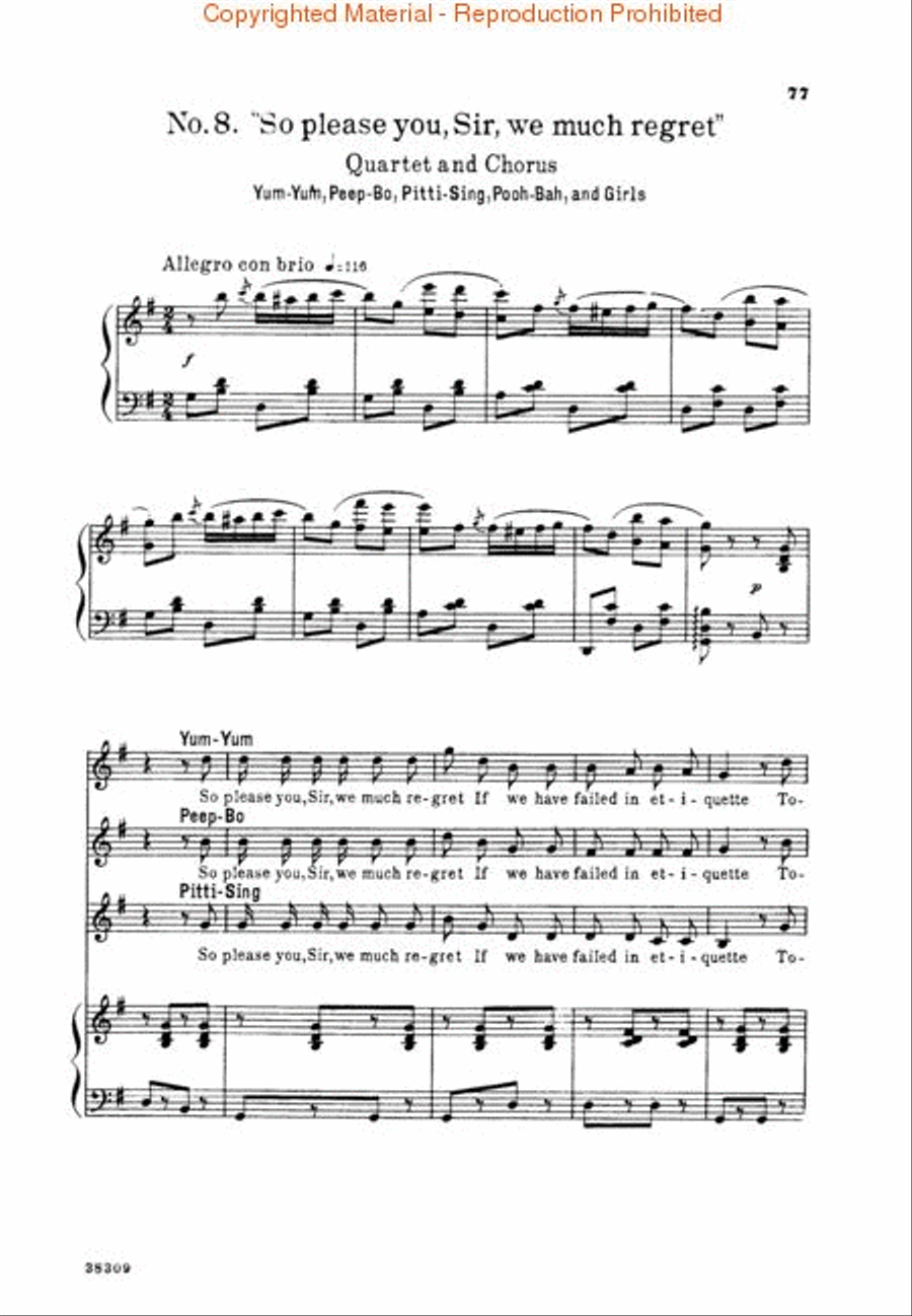 The Mikado Voice scores gallery preview page 3