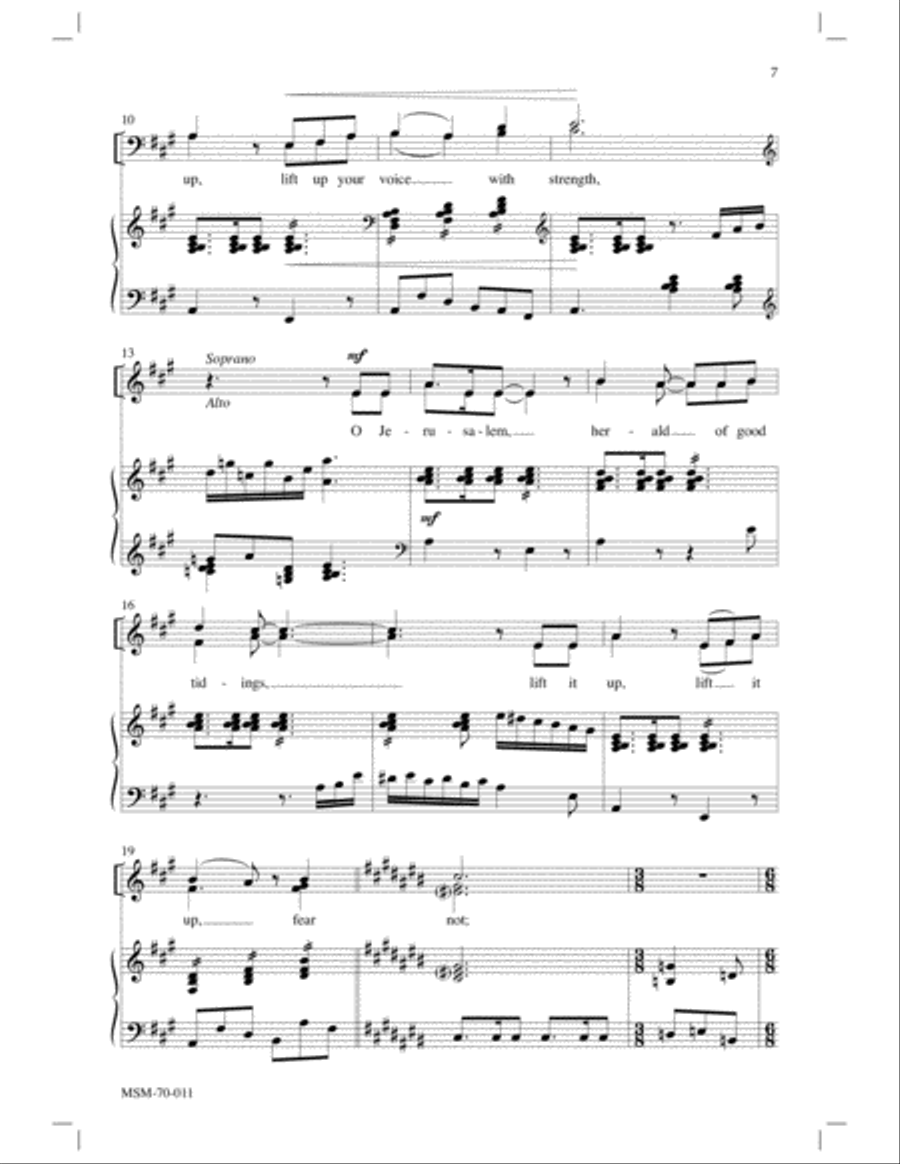 The Good Shepherd (Choral Score) image number null