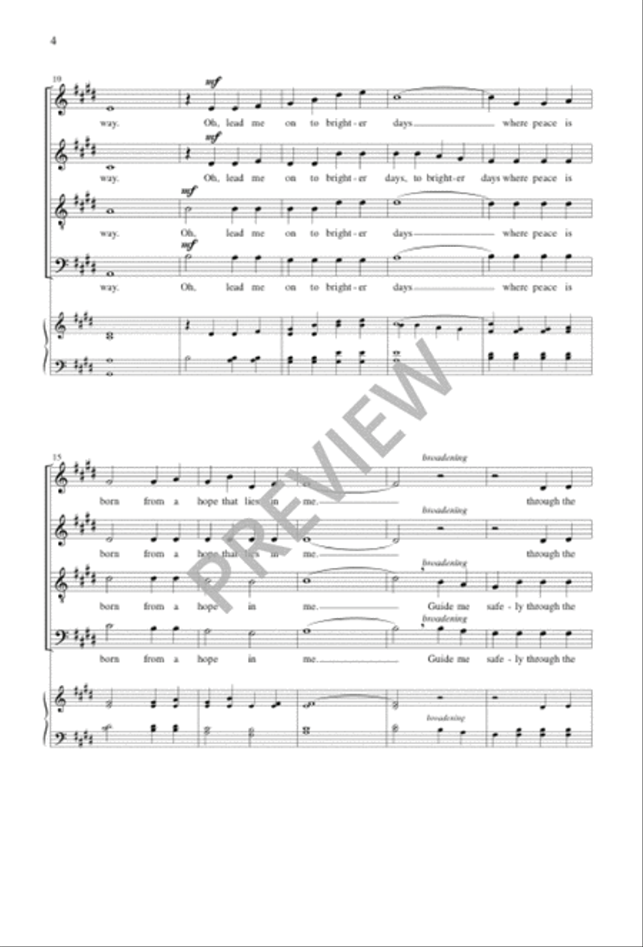 Lead Me On 4-Part scores gallery preview page 4