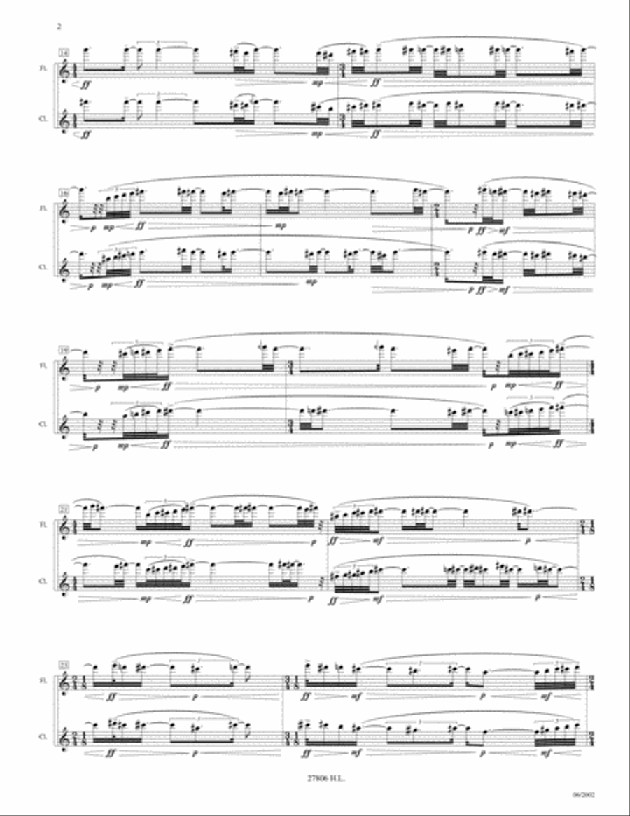 L'Ere De Rien Clarinet scores gallery preview page 3