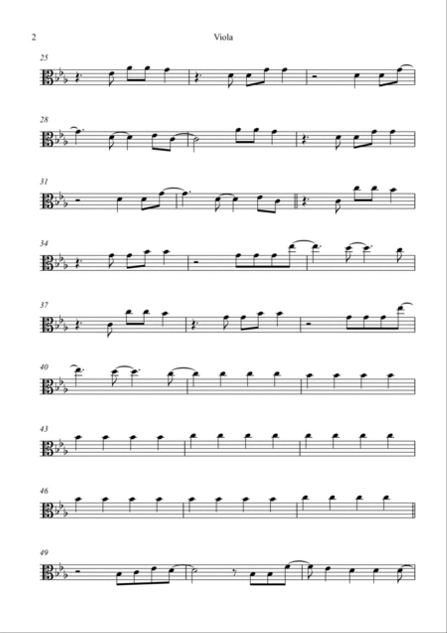 Titanium Viola Solo scores gallery preview page 2
