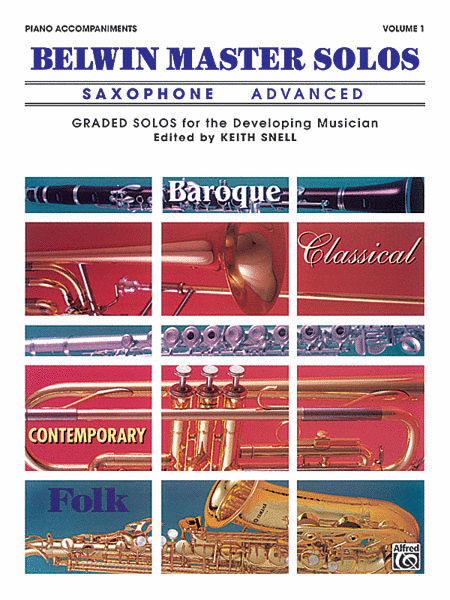 Belwin Master Solos, Volume 1 (Saxophone)