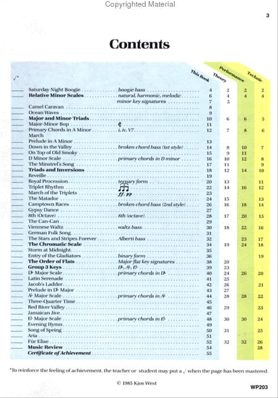 Bastien Piano Basics, Level 3, Piano Piano Method scores gallery preview page 2