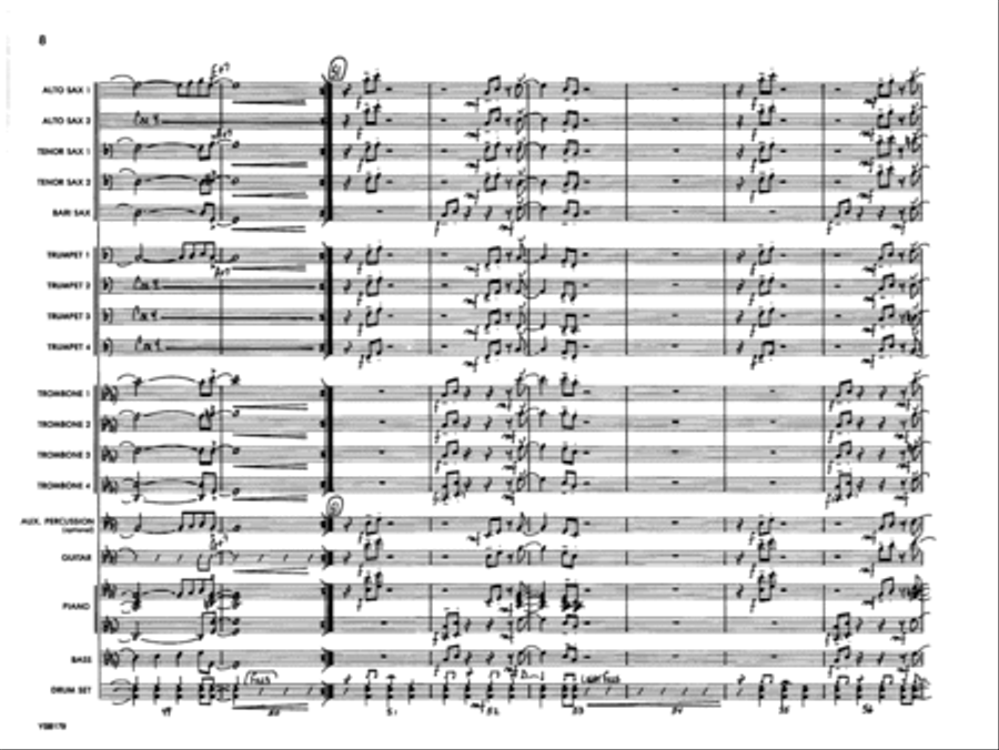 Just a Little Off the Top Jazz Ensemble scores gallery preview page 8