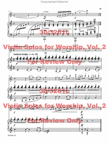 Violin Solos for Worship, Vol. 2 image number null