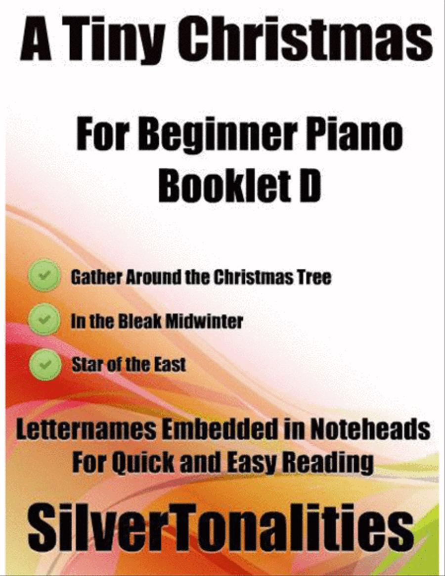 A Tiny Christmas for Beginner Piano Booklet D Easy Piano scores gallery preview page 1
