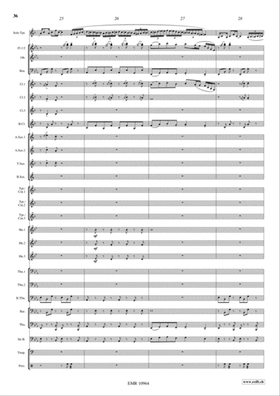 Japanese Folksongs Concert Band scores gallery preview page 19