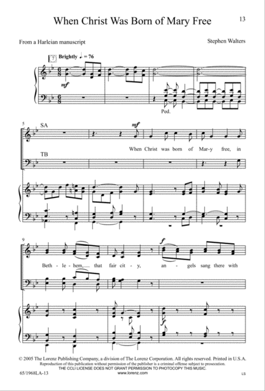 The Word Made Flesh 4-Part scores gallery preview page 15