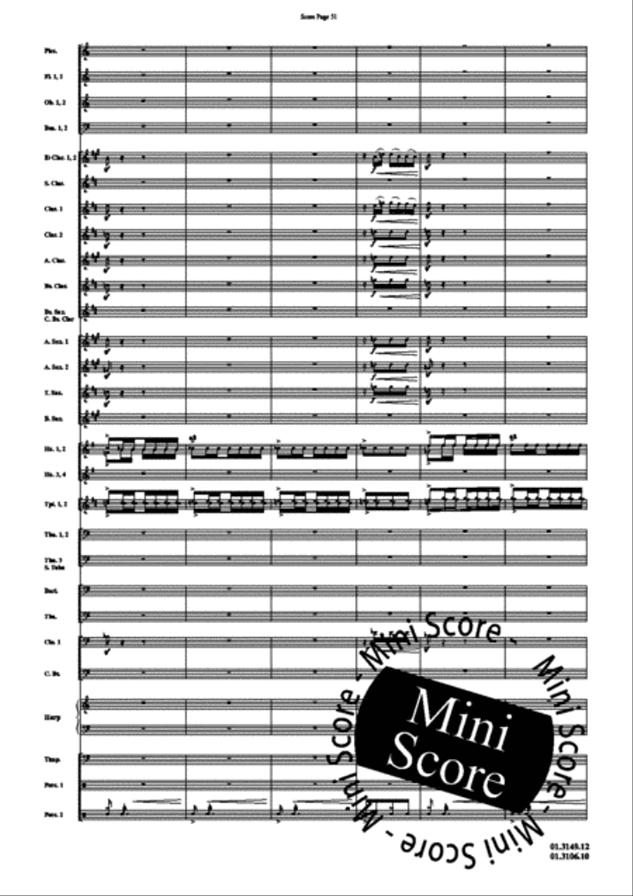 Scheherazade Concert Band scores gallery preview page 223