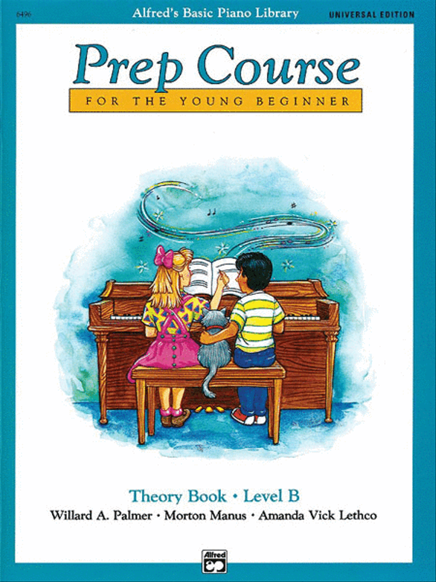 Alfred's Basic Piano Prep Course Theory Book, Book B Piano Method scores gallery preview page 1