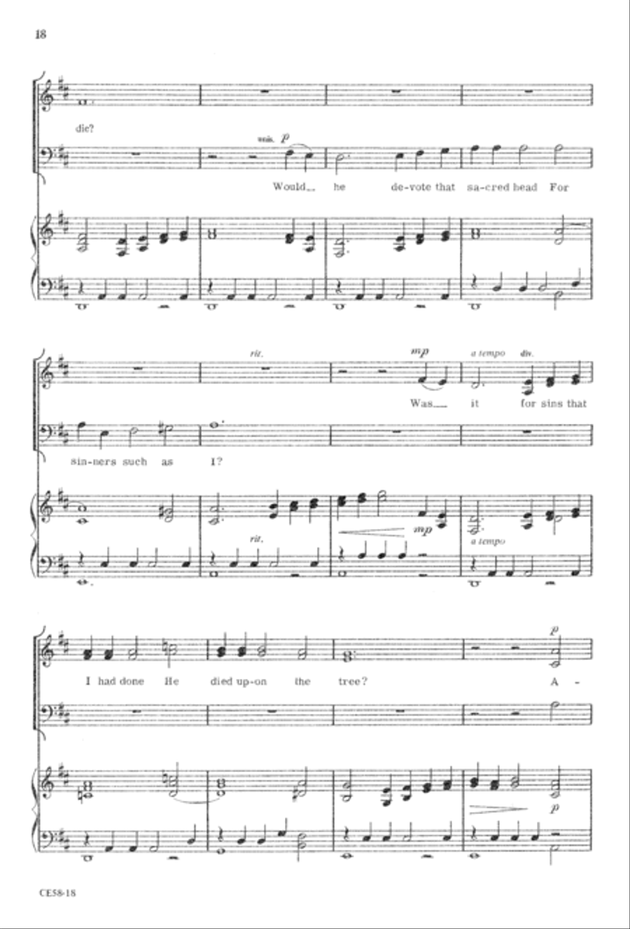 Do This in Remembrance of Me 4-Part scores gallery preview page 20