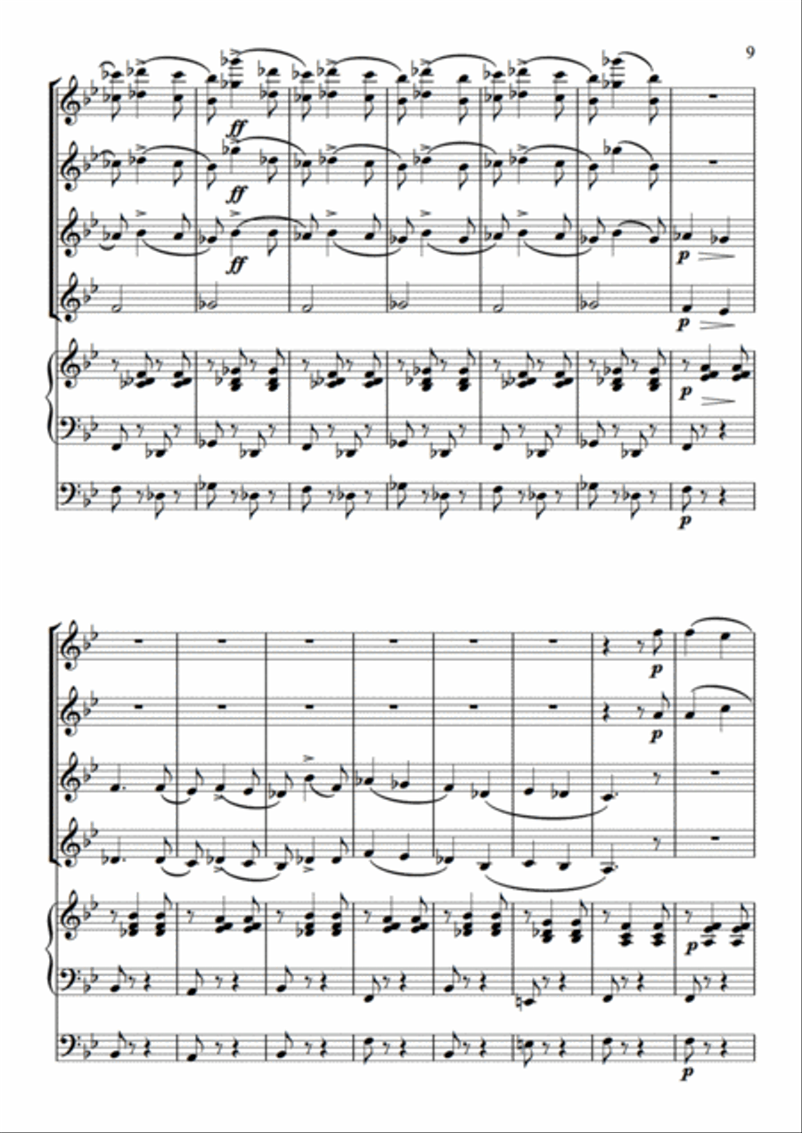 Komödianten Tanz Set of Parts scores gallery preview page 8