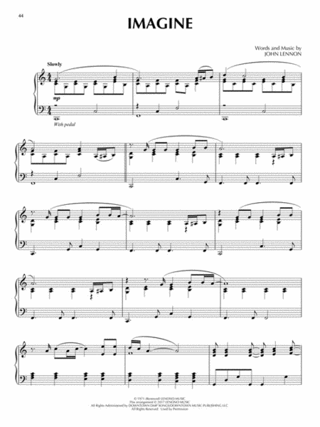 The Most Relaxing Songs for Piano Solo by Various Piano Solo - Sheet Music