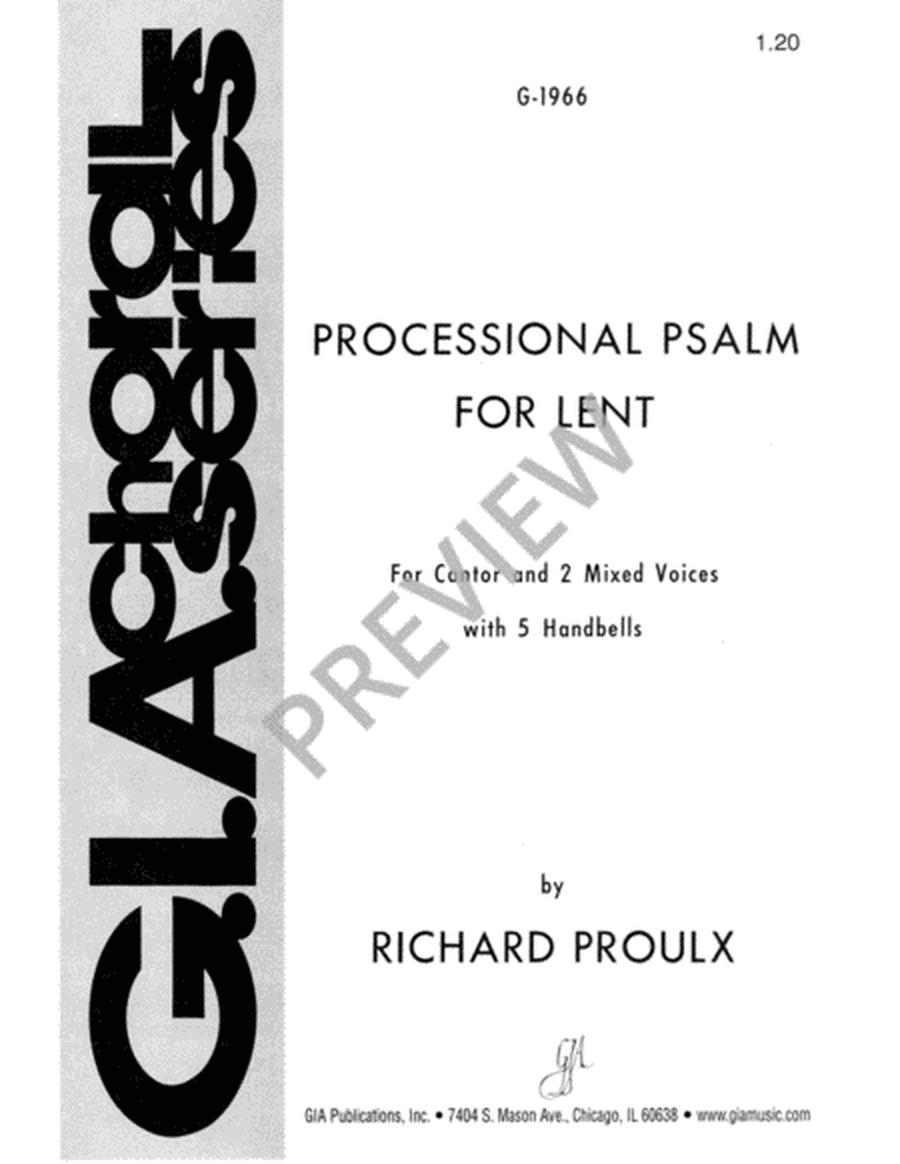 Processional Psalm for Lent