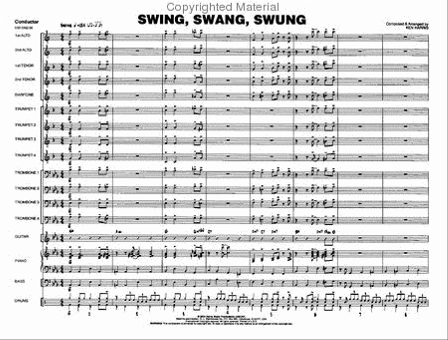 Swing, Swang, Swung Jazz Ensemble scores gallery preview page 2