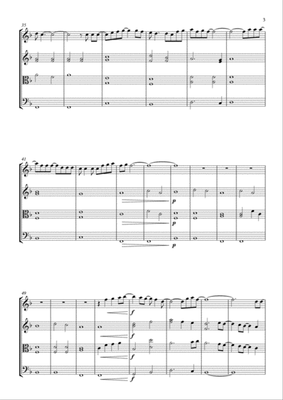 Songbird String Quartet scores gallery preview page 3