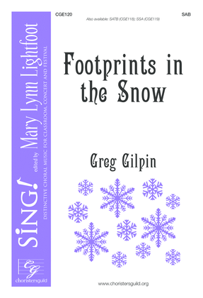 Book cover for Footprints in the Snow (SAB)