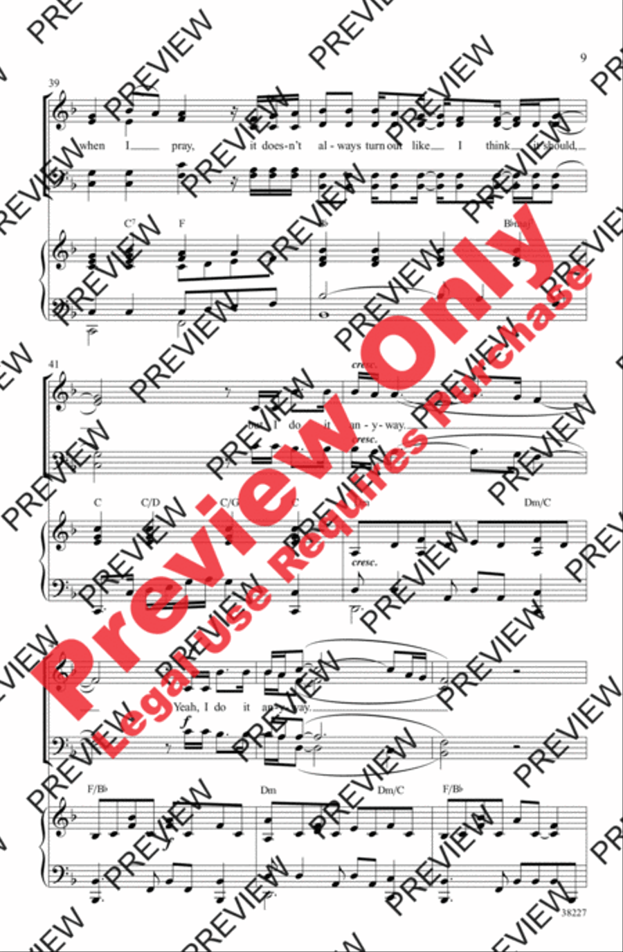 Anyway 4-Part scores gallery preview page 9