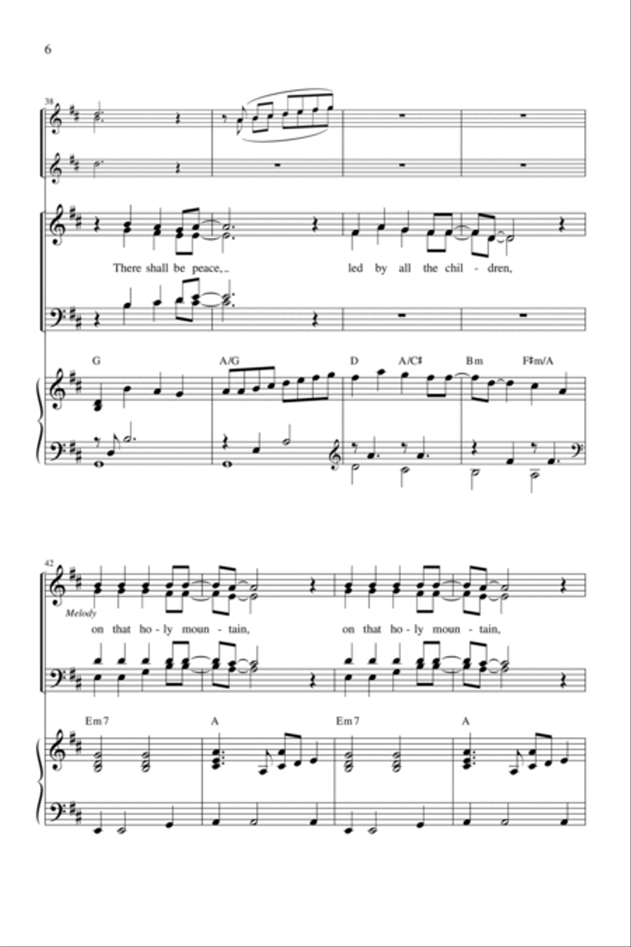 On That Holy Mountain | Download Edition 4-Part scores gallery preview page 5