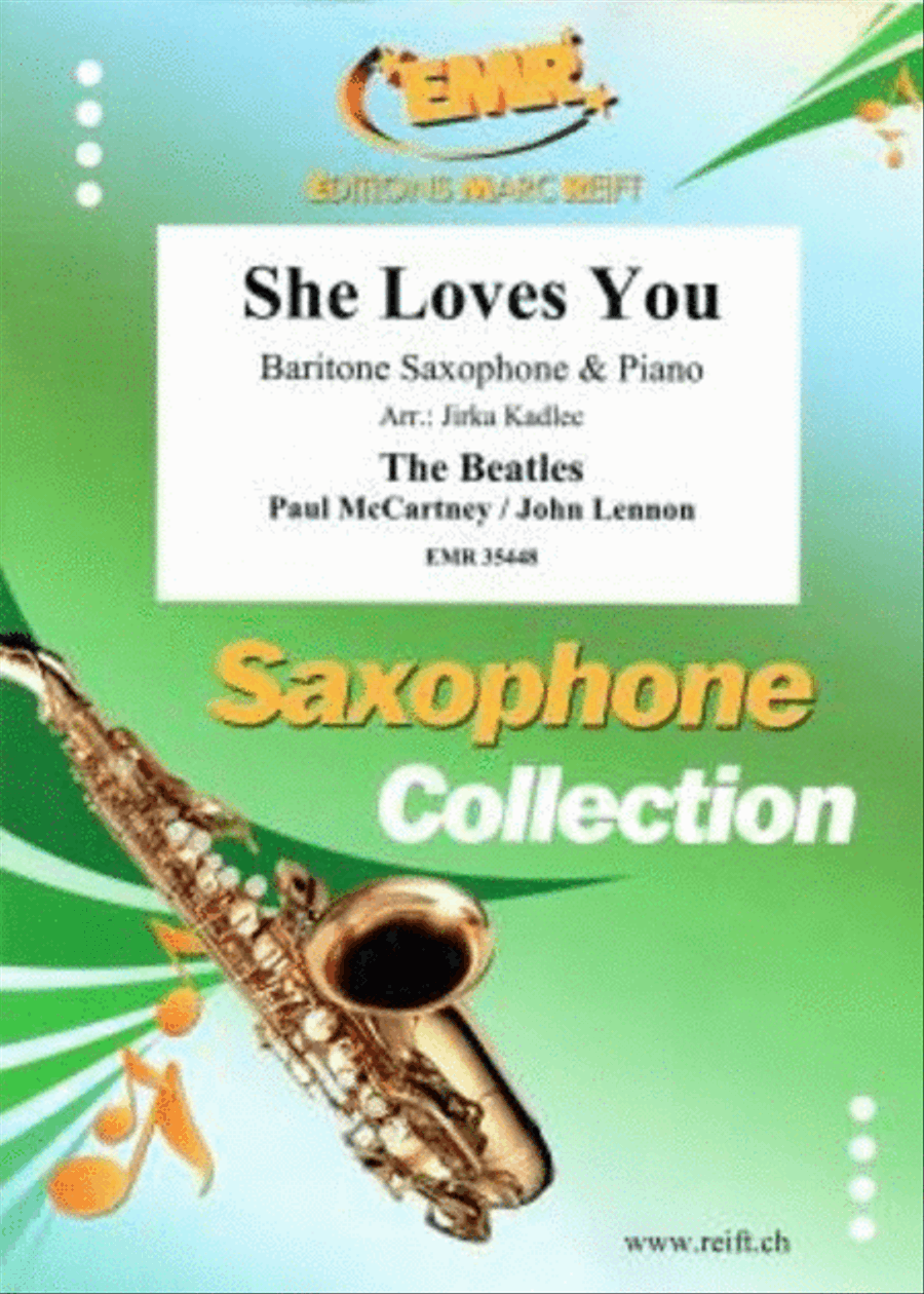 She Loves You Baritone Saxophone scores gallery preview page 1