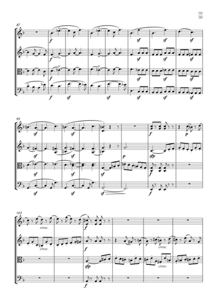 Schumann-String Quartet No.1,Op.41 No. 1