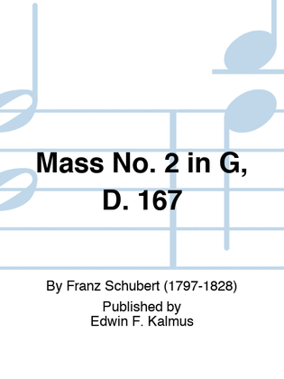 Book cover for Mass No. 2 in G, D. 167