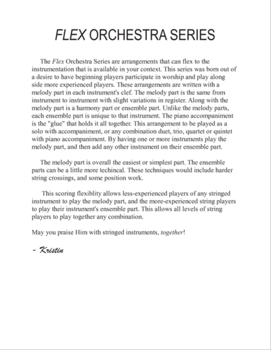 Crown Him With Many Crowns - Flex Orchestra Small Ensemble scores gallery preview page 2