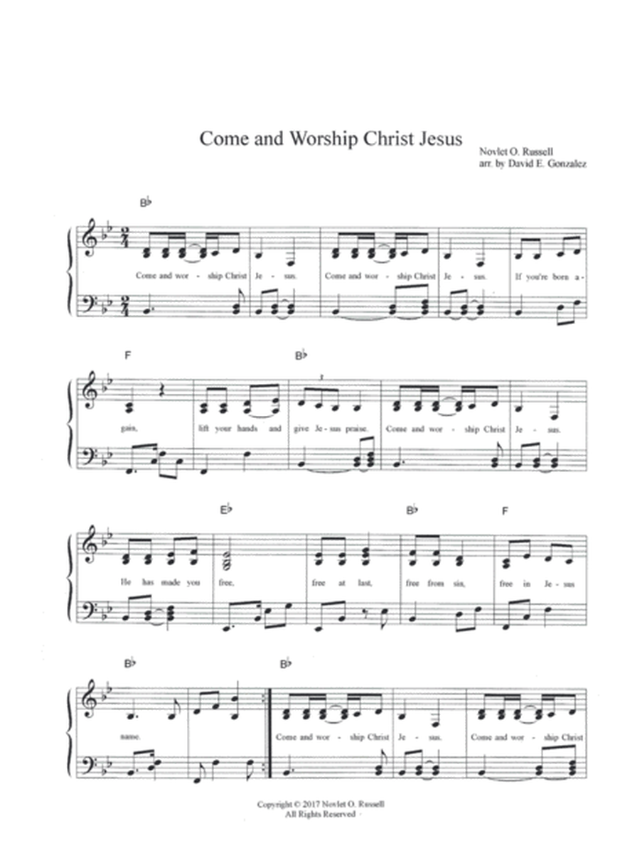 Come and Worship Christ Jesus