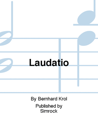Book cover for Laudatio