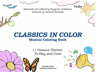 Book cover for Classics in Color (Violin)